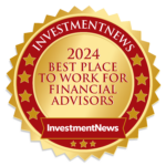 InvestmentNews Best Places to Work for Financial Advisors Winner Medal